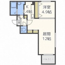 ココ南高前の物件間取画像